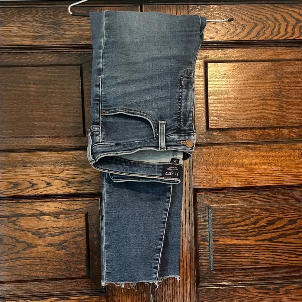 J. Crew Dark Blue Ankle Jeans